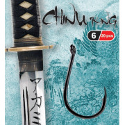 Anzuelo Akami - Chinu Ring - Black Nickel - 7jp - 20pcs